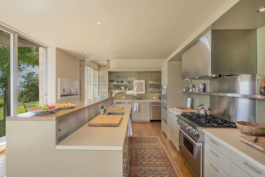 The Home in Sonoma is an architecturally significant estate with vineyard creates a harmonious convergence of nature now available for sale. This house located at 1861 Hale Rd, Sonoma, California