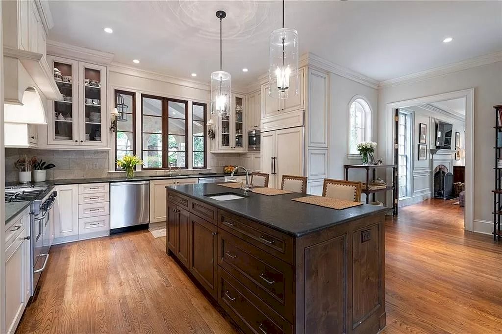 The Home in Georgia is a luxurious home extensively renovated to showcase high ceilings, beautiful hardwoods, gracious rooms and so much more appeal now available for sale. This home located at 2943 Habersham Rd NW, Atlanta, Georgia; offering 05 bedrooms and 06 bathrooms with 7,613 square feet of living spaces.
