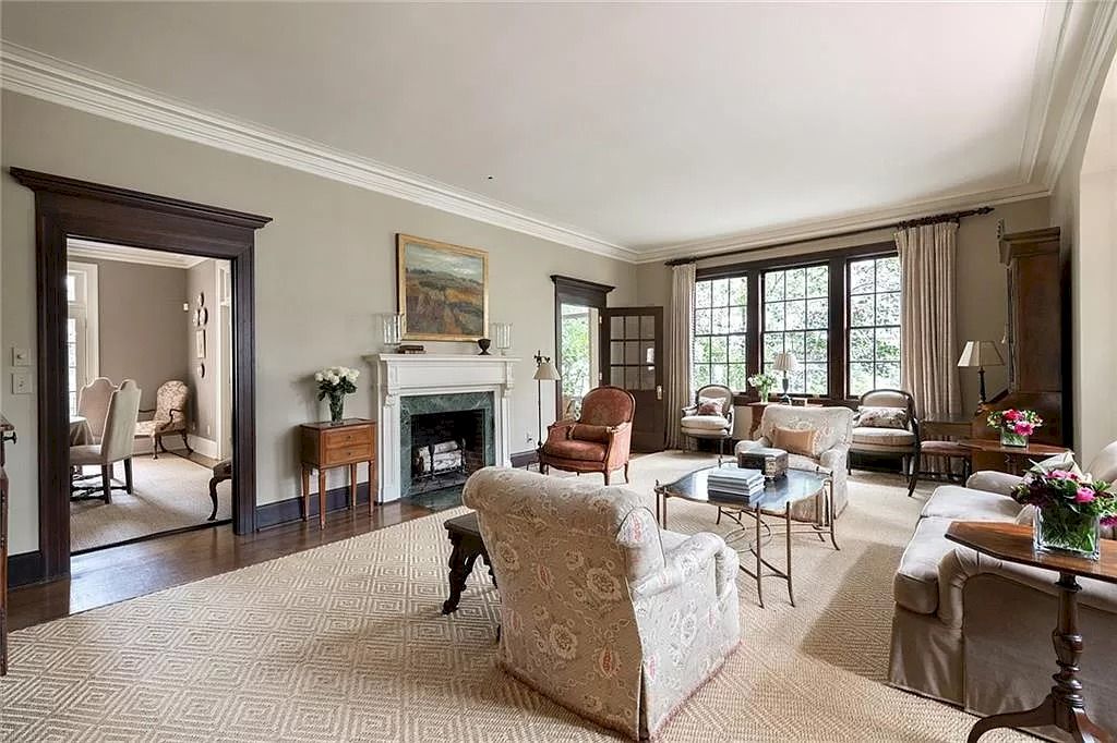 The Home in Georgia is a luxurious home extensively renovated to showcase high ceilings, beautiful hardwoods, gracious rooms and so much more appeal now available for sale. This home located at 2943 Habersham Rd NW, Atlanta, Georgia; offering 05 bedrooms and 06 bathrooms with 7,613 square feet of living spaces.