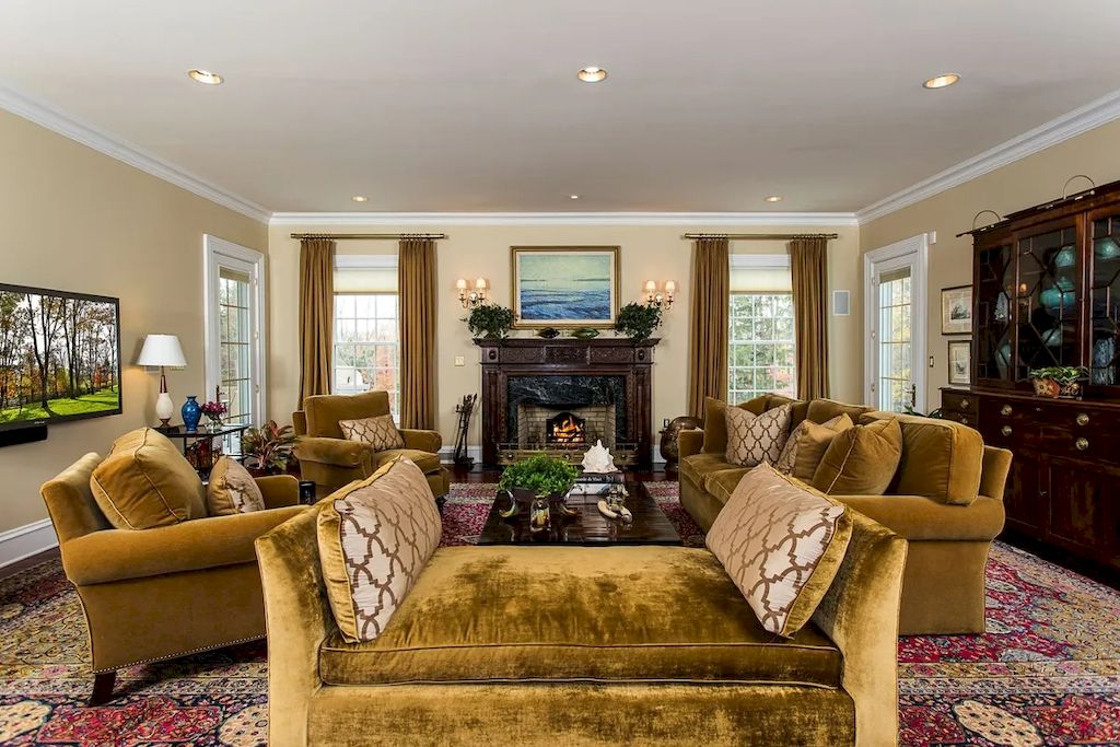 The Home in New Jersey is a thoughtfully crafted, luxurious home providing ultimate spaces for seamless living and entertaining now available for sale.