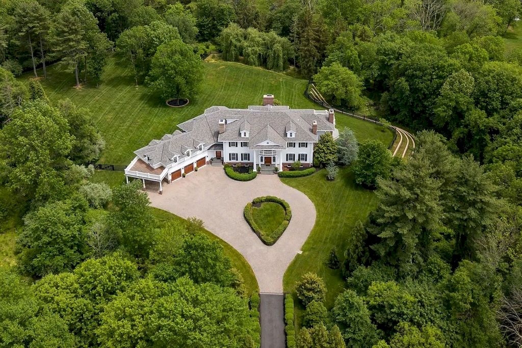 The Home in New Jersey is a thoughtfully crafted, luxurious home providing ultimate spaces for seamless living and entertaining now available for sale.
