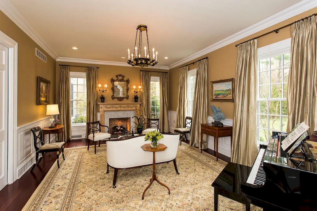 The Home in New Jersey is a thoughtfully crafted, luxurious home providing ultimate spaces for seamless living and entertaining now available for sale.