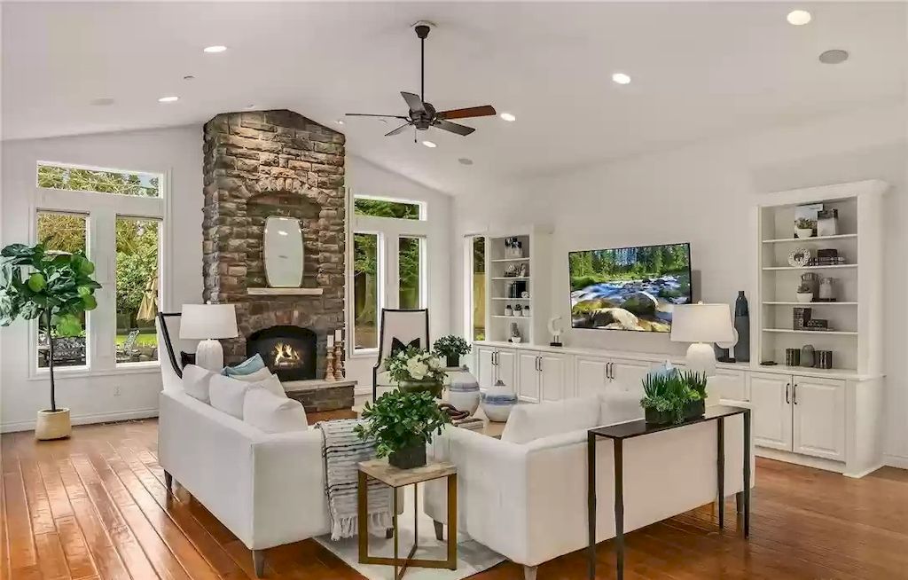 The House in Clyde Hill is a warm, inviting and gracious home now available for sale. This home located at 2260 95th Ave NE, Clyde Hill, Washington