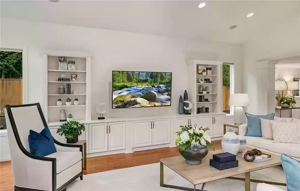 The House in Clyde Hill is a warm, inviting and gracious home now available for sale. This home located at 2260 95th Ave NE, Clyde Hill, Washington