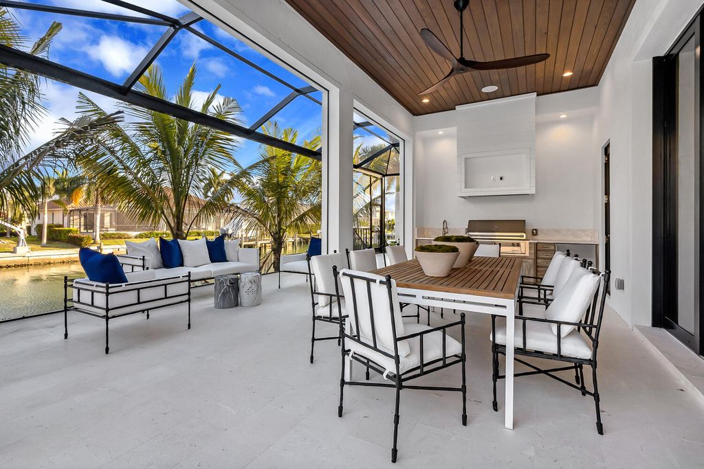 The Home in Marco Island is a perfect sanctuary features exquisite and high end interior finishes throughout now available for sale. This house located at 617 Crescent St, Marco Island, Florida
