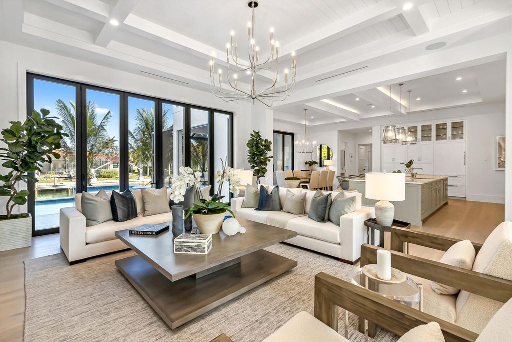 The Home in Marco Island is a perfect sanctuary features exquisite and high end interior finishes throughout now available for sale. This house located at 617 Crescent St, Marco Island, Florida