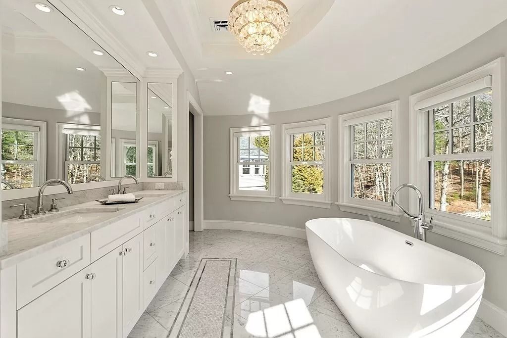 The Home in Massachusetts is a luxurious home recently renovated with the highest level of construction now available for sale. This home located at 60 Buckskin Dr, Weston, Massachusetts; offering 05 bedrooms and 07 bathrooms with 8,470 square feet of living spaces. 