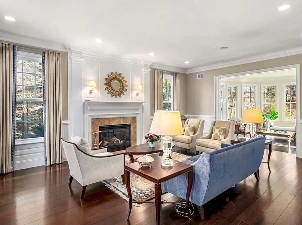 The Home in Massachusetts is a luxurious home recently renovated with the highest level of construction now available for sale. This home located at 60 Buckskin Dr, Weston, Massachusetts; offering 05 bedrooms and 07 bathrooms with 8,470 square feet of living spaces. 