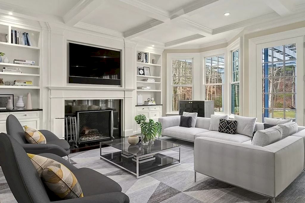 The Home in Massachusetts is a luxurious home recently renovated with the highest level of construction now available for sale. This home located at 60 Buckskin Dr, Weston, Massachusetts; offering 05 bedrooms and 07 bathrooms with 8,470 square feet of living spaces. 