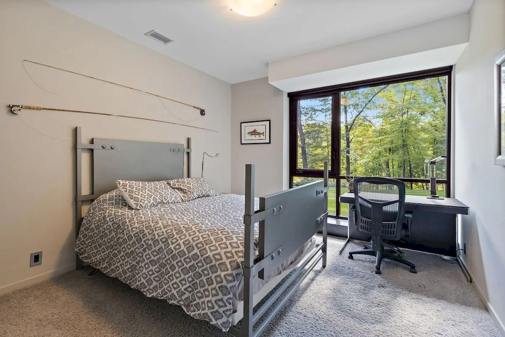 The Home in Michigan is a luxurious home having full stone exterior now available for sale. This home located at 6956 Cooley Lake Rd, White Lake, Michigan; offering 05 bedrooms and 05 bathrooms with 7,153 square feet of living spaces.