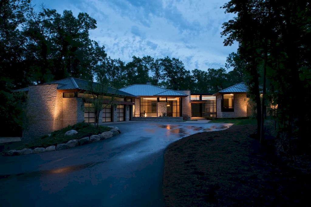 The Home in Michigan is a luxurious home having full stone exterior now available for sale. This home located at 6956 Cooley Lake Rd, White Lake, Michigan; offering 05 bedrooms and 05 bathrooms with 7,153 square feet of living spaces.