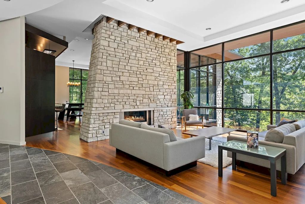 The Home in Michigan is a luxurious home having full stone exterior now available for sale. This home located at 6956 Cooley Lake Rd, White Lake, Michigan; offering 05 bedrooms and 05 bathrooms with 7,153 square feet of living spaces.