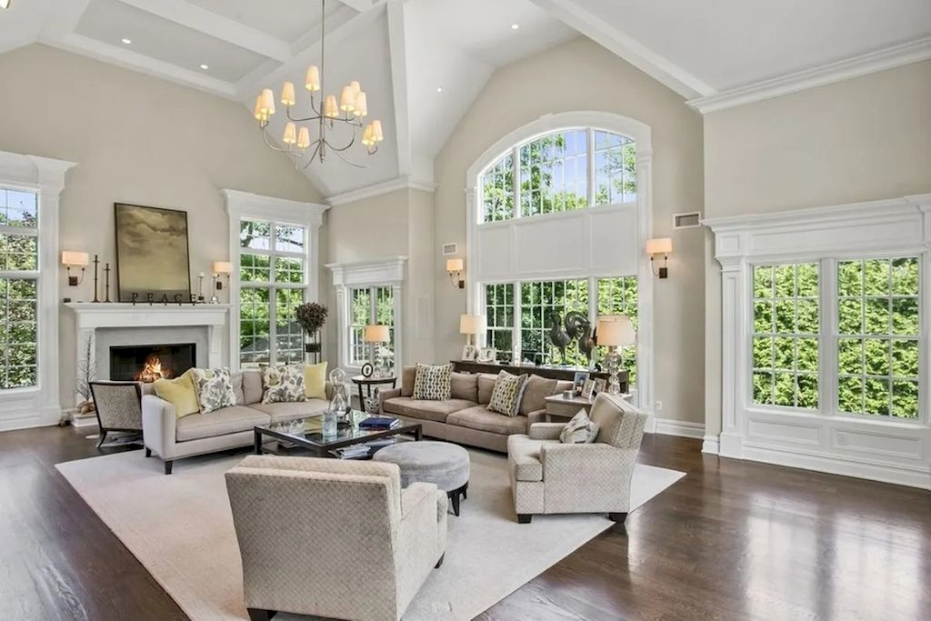 The Home in New Jersey is a luxurious farmhouse compounds featuring soaring ceilings, glass walls, a beautiful pool, a gallery and more now available for sale. This home located at 255 E Saddle River Rd, Saddle River, New Jersey; offering 06 bedrooms and 07 bathrooms with approximately 10 acres of land.