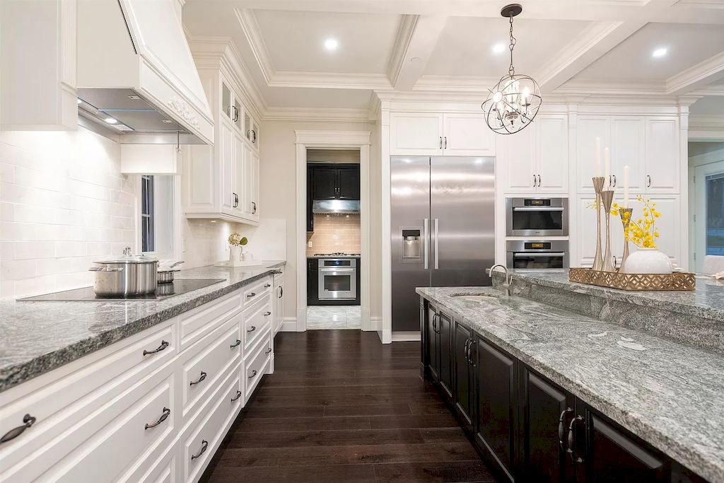 The Mansion in West Vancouver is a gorgeous custom built luxury home with exquisitely finished with high-end quality & details, now available for sale