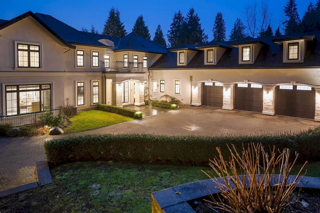 The Mansion in West Vancouver is a gorgeous custom built luxury home with exquisitely finished with high-end quality & details, now available for sale