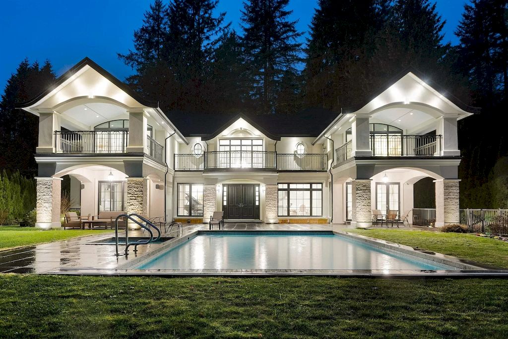 The Mansion in West Vancouver is a gorgeous custom built luxury home with exquisitely finished with high-end quality & details, now available for sale