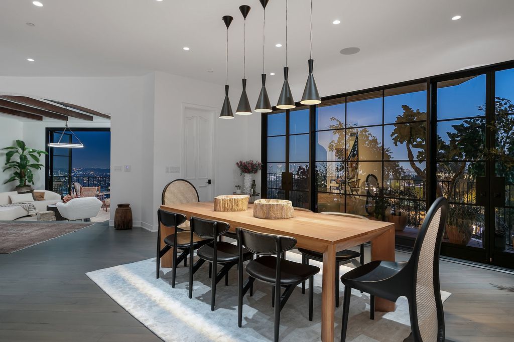 The Villa in Los Angeles is a newly built compound with separate guest house and pool bath perfect for for entertaining now available for sale. This home located at 9368 Flicker Way, Los Angeles, California