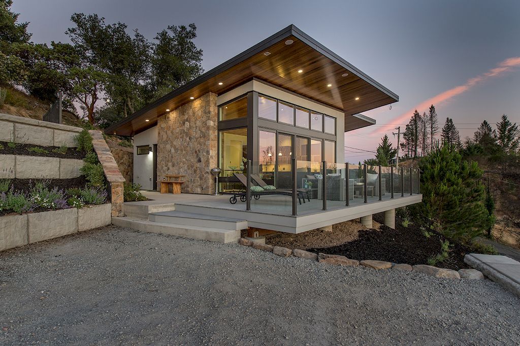 Sonoma Valley Guest House Overlook Beautiful Nature by Coates Design 1