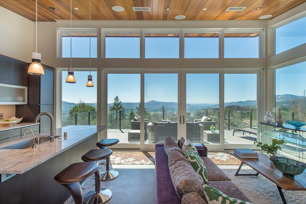 Sonoma Valley Guest House Overlook Beautiful Nature by Coates Design 10