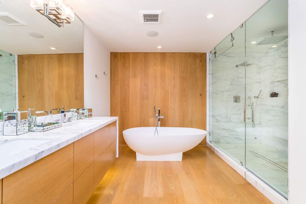 The Home in Beverly Hills is a stunning contemporary compound in a coveted lower Coldwater Canyon now available for sale. This home located at 9565 Cherokee Ln, Beverly Hills, California