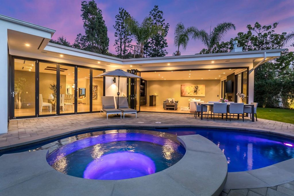 The Home in Beverly Hills is a stunning contemporary compound in a coveted lower Coldwater Canyon now available for sale. This home located at 9565 Cherokee Ln, Beverly Hills, California