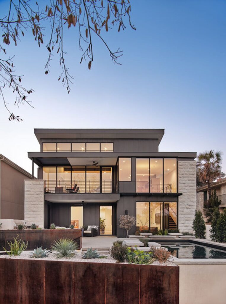 Stunning Renovation Inverse House in Texas by Matt Fajkus Architecture