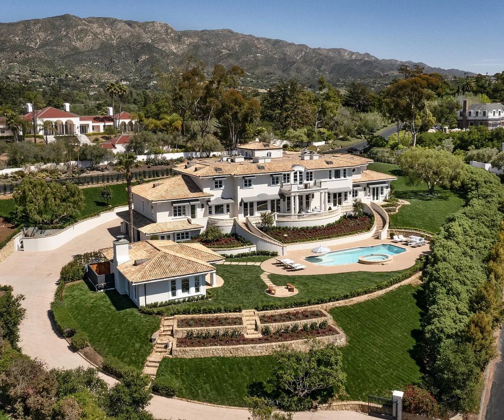 The Villa in Santa Barbara is a turnkey Ennisbrook estate successfully pairs traditional Mediterranean architecture with contemporary refinement now available for sale. This home located at 1885 Jelinda Dr, Santa Barbara, California