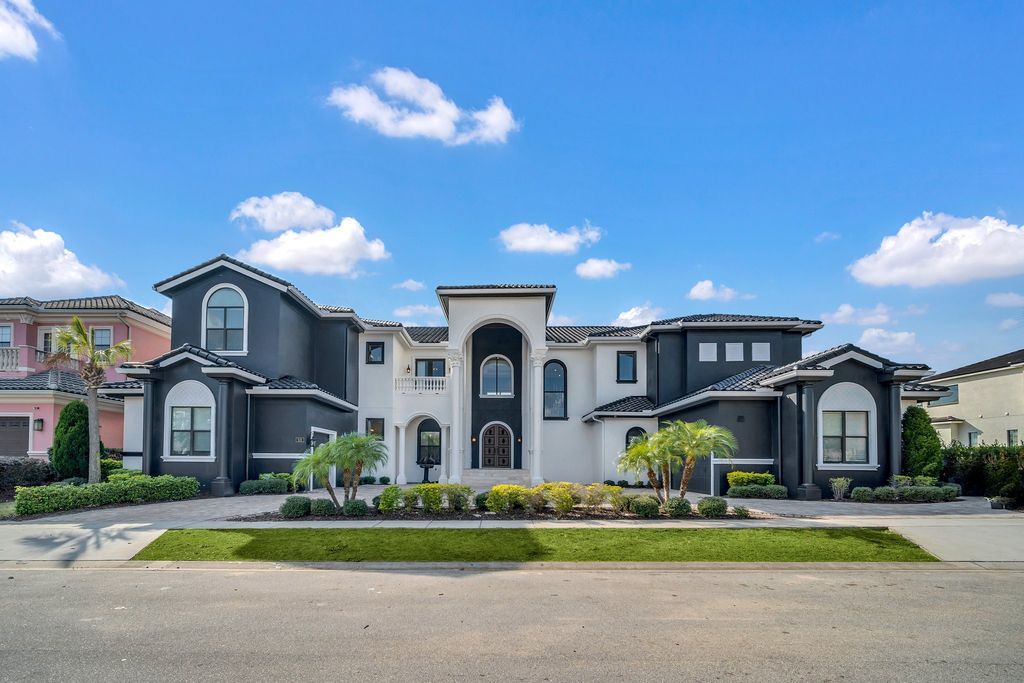 The Home in Reunion is a stunning fully furnished residence has an open contemporary floor plan which exudes luxury now available for sale. This home located at 521 Muirfield Loop, Reunion, Florida