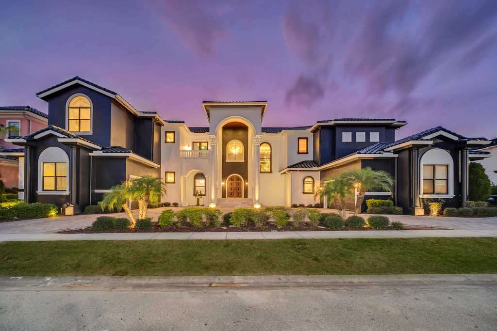The Home in Reunion is a stunning fully furnished residence has an open contemporary floor plan which exudes luxury now available for sale. This home located at 521 Muirfield Loop, Reunion, Florida