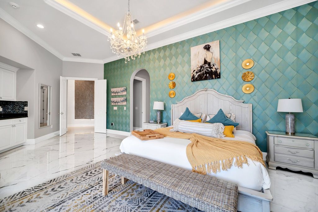 The Home in Reunion is a stunning fully furnished residence has an open contemporary floor plan which exudes luxury now available for sale. This home located at 521 Muirfield Loop, Reunion, Florida