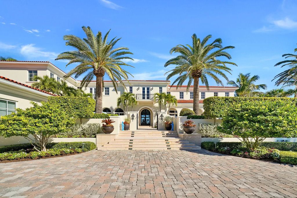 The Lake Worth Mansion is a contemporary South Florida ultra luxury waterfront real estate masterpiece boasting unparalleled resort inspired comforts now available for sale. This home located at 1400 S Ocean Blvd, Lake Worth, Florida