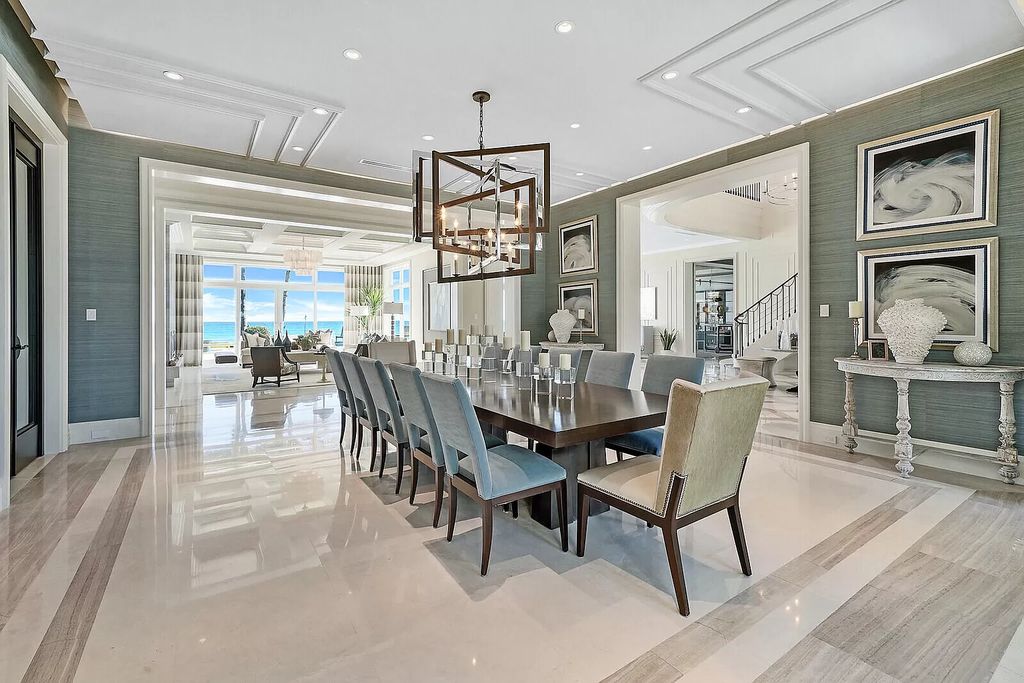 The Lake Worth Mansion is a contemporary South Florida ultra luxury waterfront real estate masterpiece boasting unparalleled resort inspired comforts now available for sale. This home located at 1400 S Ocean Blvd, Lake Worth, Florida