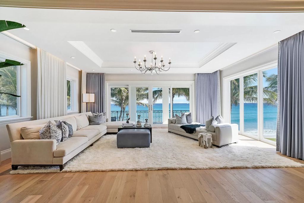 The Lake Worth Mansion is a contemporary South Florida ultra luxury waterfront real estate masterpiece boasting unparalleled resort inspired comforts now available for sale. This home located at 1400 S Ocean Blvd, Lake Worth, Florida