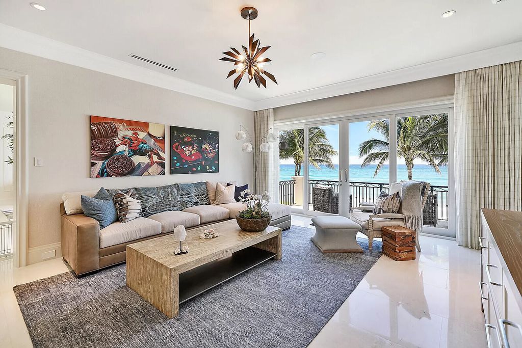 The Lake Worth Mansion is a contemporary South Florida ultra luxury waterfront real estate masterpiece boasting unparalleled resort inspired comforts now available for sale. This home located at 1400 S Ocean Blvd, Lake Worth, Florida