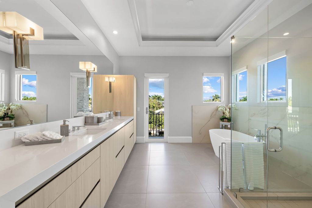 The Home in Naples is a sleek estate with a spacious interior and exquisite finishes on every surface now available for sale. This home located at 1275 Wahoo Ct, Naples, Florida
