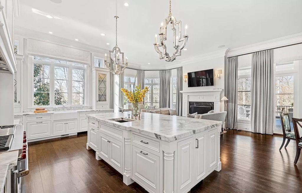 The Home in North Carolina is a luxurious home with classic design and impeccable detailing now available for sale. This home located at 2029 Giovanni Ct, Cary, North Carolina; offering 06 bedrooms and 09 bathrooms with 12,846 square feet of living spaces. 