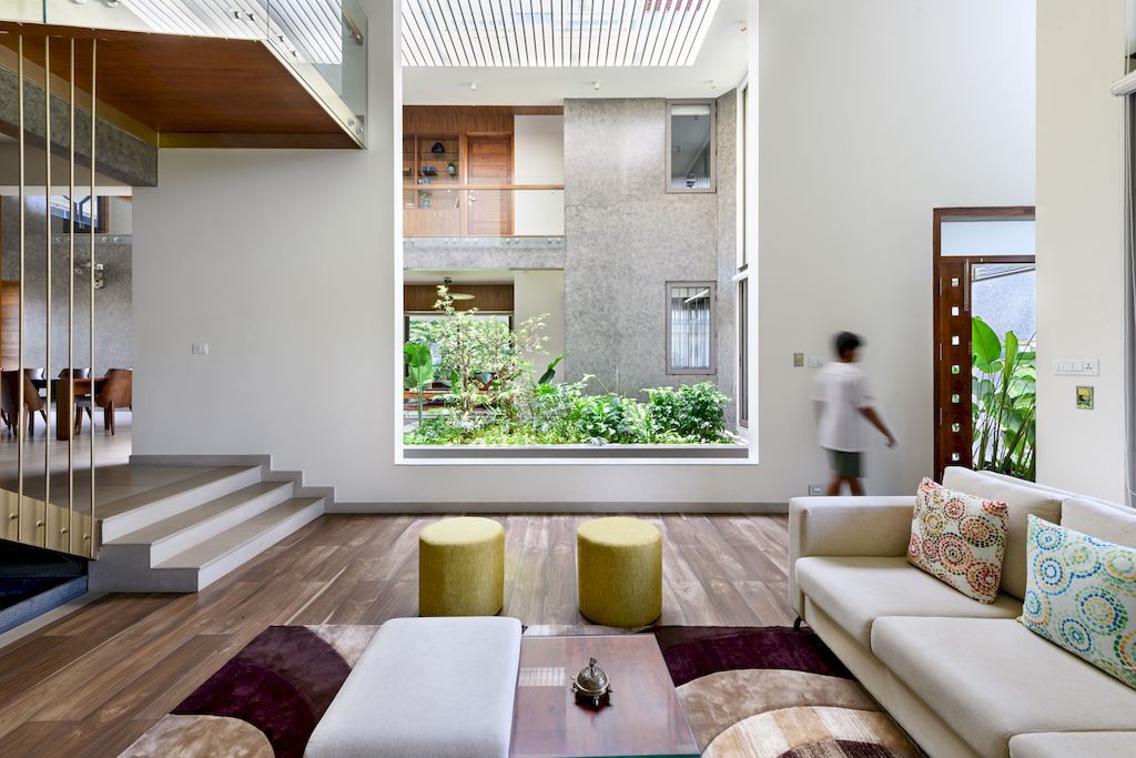 Anvar Residence with Beautiful Landscape in India by Silpi Architects 6
