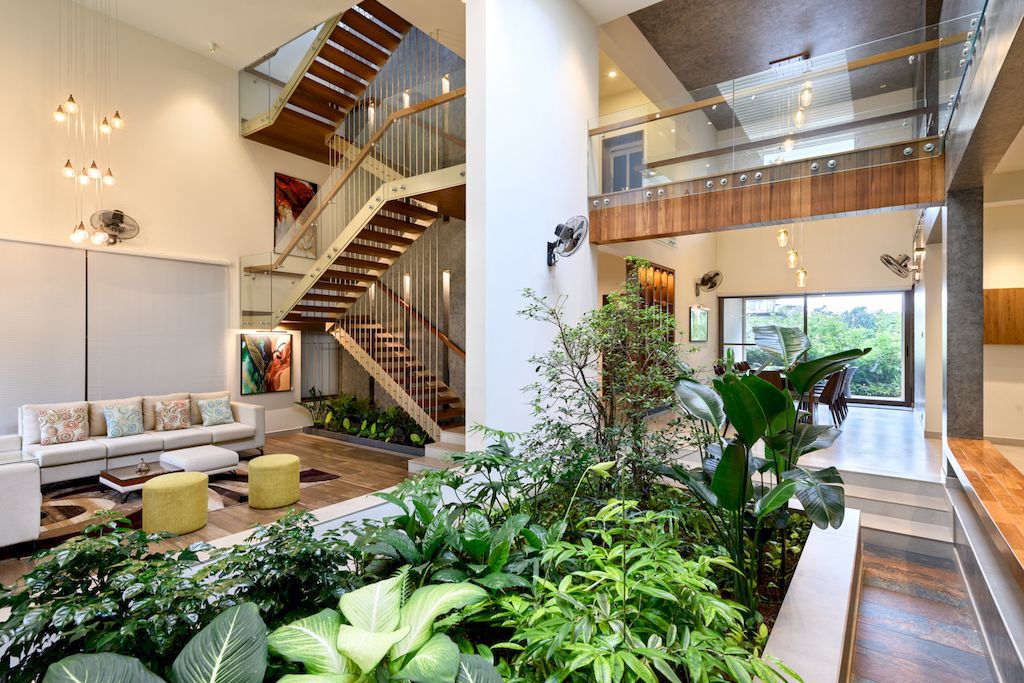 Anvar Residence with Beautiful Landscape in India by Silpi Architects 8