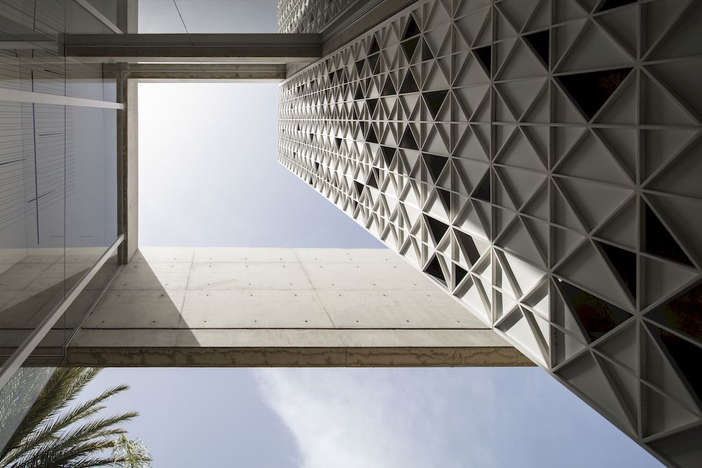 D3 House with Triangular Openings of Aluminium Facade by Pitsou Kedem 6