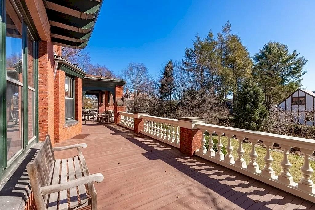 The Home in Massachusetts is a luxurious home having elegant rooms with carved-oak staircase, cherry-paneled and oak-paneled walls now available for sale. This home located at 16 Fairmont Ave, Newton, Massachusetts; offering 07 bedrooms and 07 bathrooms with 8,542 square feet of living spaces.