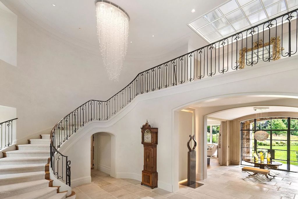 The Home in Connecticut is a luxurious home which is harmoniously combines modern and tradition aesthetics while using the finest materials and workmanship now available for sale. This home located at 15 Dairy Rd, Greenwich, Connecticut; offering 07 bedrooms and 13 bathrooms with 16,359 square feet of living spaces.