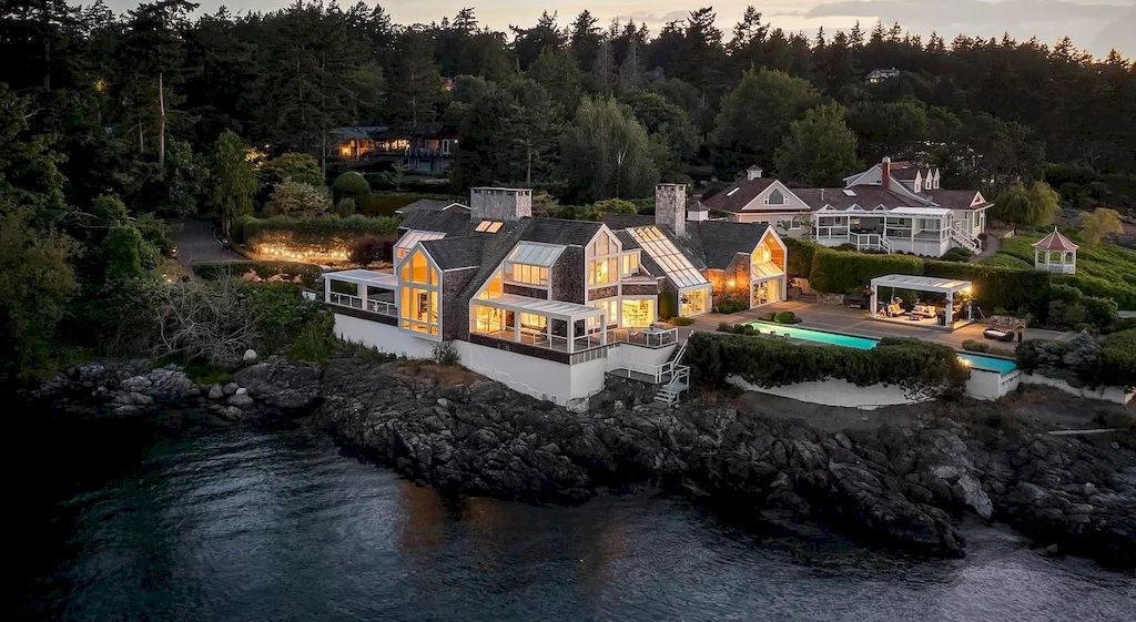 The Home in Saanich is an oceanfront oasis with abundant use of granite & quality construction, now available for sale. This home located at 4035 Locarno Ln, Saanich, BC V8N 3Z9, Canada
