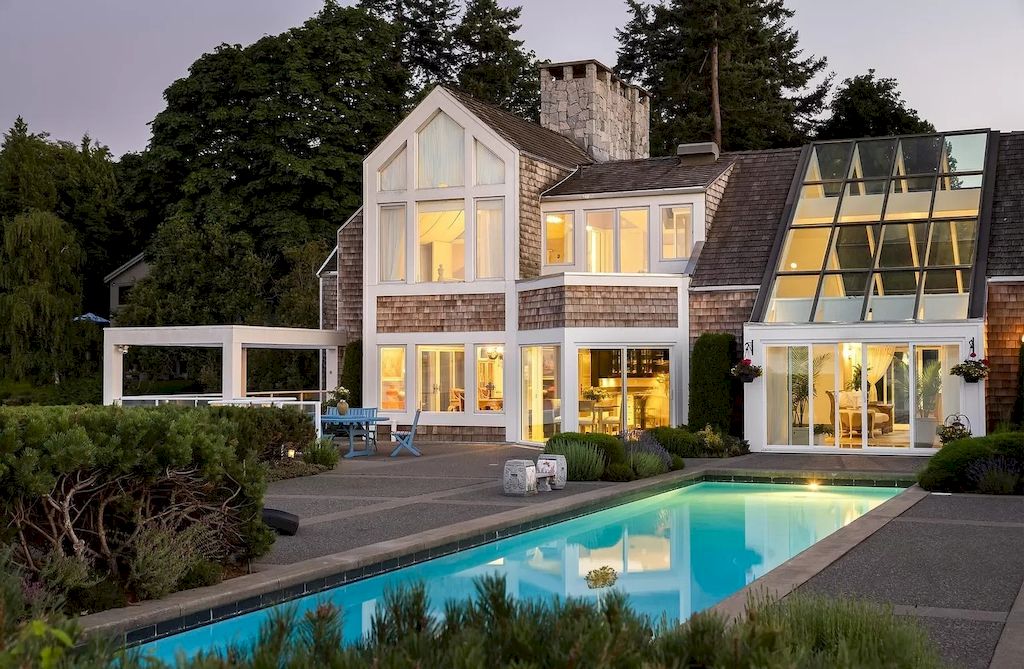 The Home in Saanich is an oceanfront oasis with abundant use of granite & quality construction, now available for sale. This home located at 4035 Locarno Ln, Saanich, BC V8N 3Z9, Canada