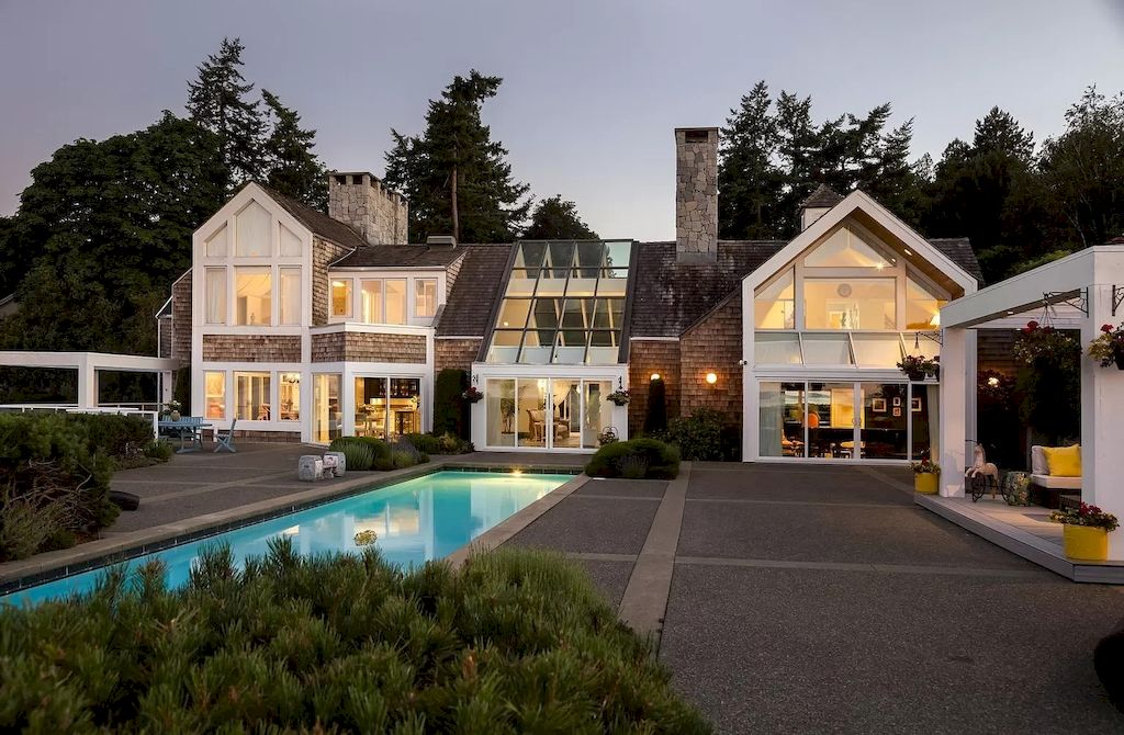 The Home in Saanich is an oceanfront oasis with abundant use of granite & quality construction, now available for sale. This home located at 4035 Locarno Ln, Saanich, BC V8N 3Z9, Canada