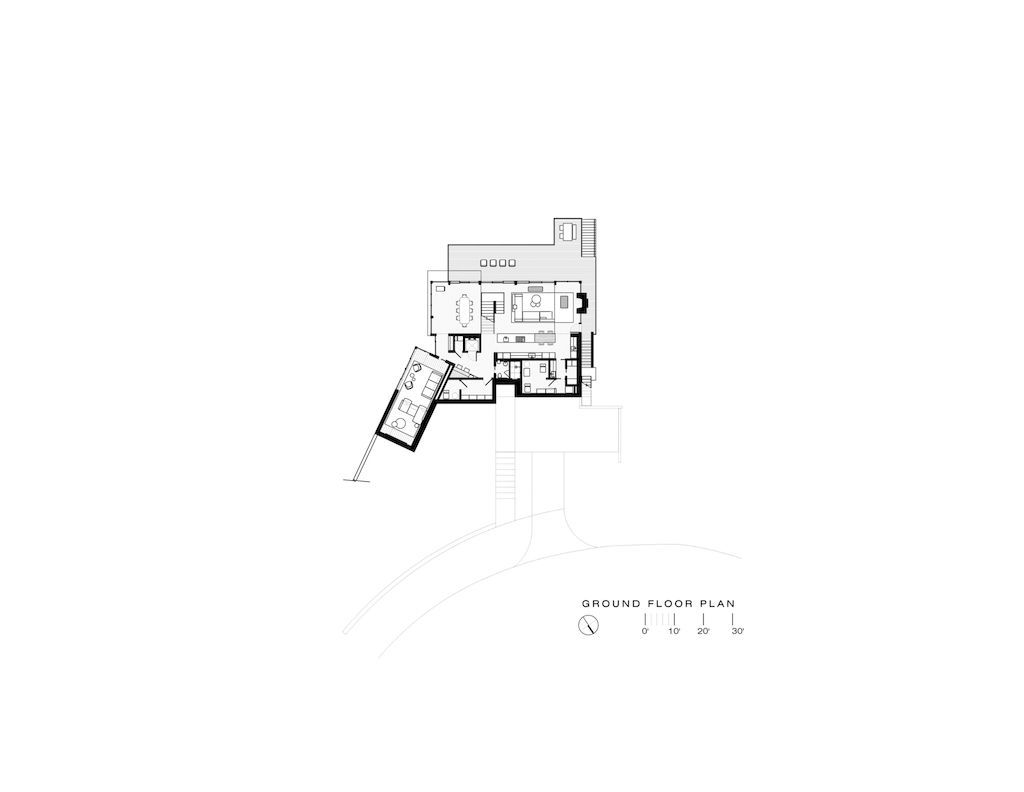 G+G House highlights the beautiful landscape by Robert Gurney Architect
