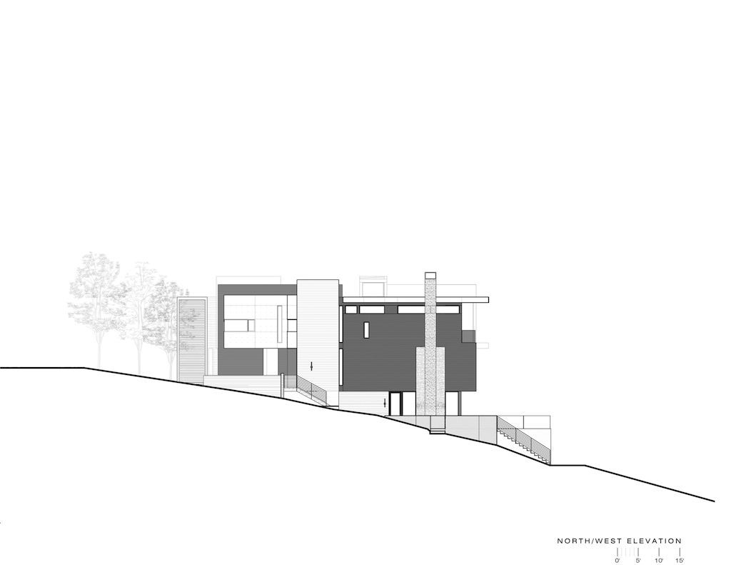 G+G House highlights the beautiful landscape by Robert Gurney Architect