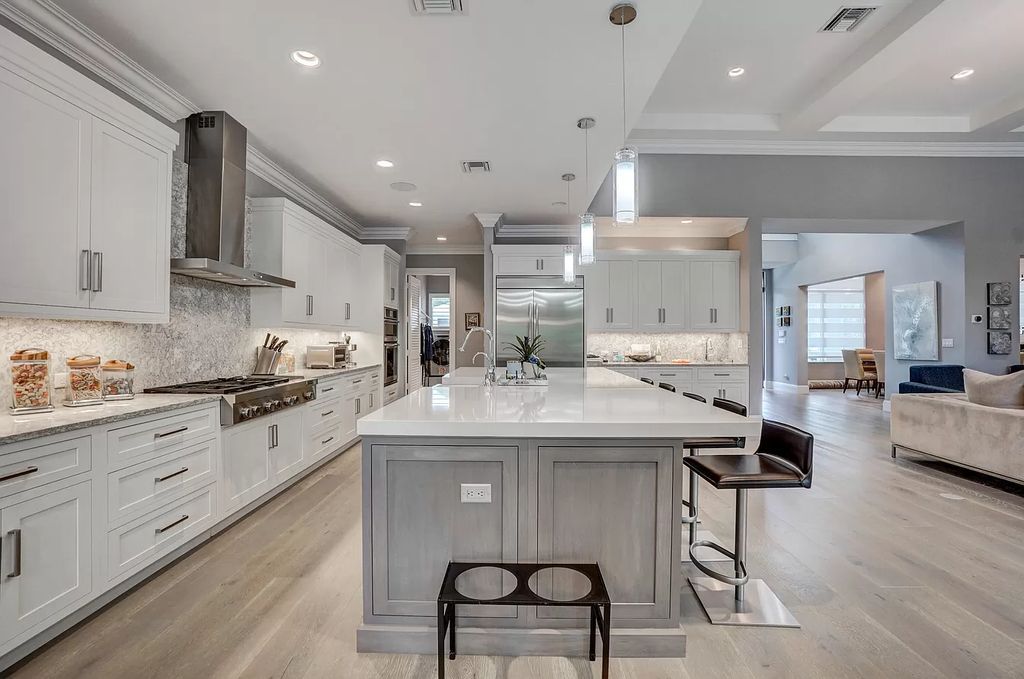 The Home in Boca Raton is a spacious transitional property located in the heart of Boca Raton's most desirable downtown area now available for sale. This home located at 299 NE 6th St, Boca Raton, Florida;