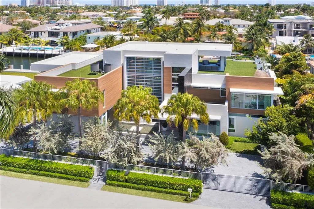 The Home in Fort Lauderdale is a gated waterfront mansion in the prestigious Las Olas Isles with the finest finishes now available for sale. This home located at 650 Royal Plaza Dr, Fort Lauderdale, Florida