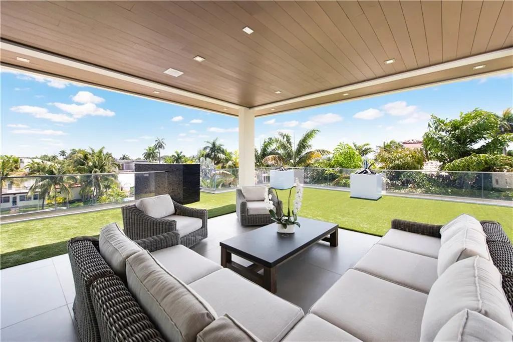 The Home in Fort Lauderdale is a gated waterfront mansion in the prestigious Las Olas Isles with the finest finishes now available for sale. This home located at 650 Royal Plaza Dr, Fort Lauderdale, Florida