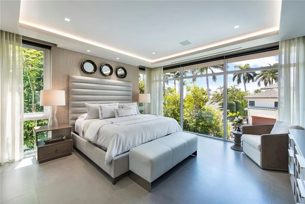 The Home in Fort Lauderdale is a gated waterfront mansion in the prestigious Las Olas Isles with the finest finishes now available for sale. This home located at 650 Royal Plaza Dr, Fort Lauderdale, Florida